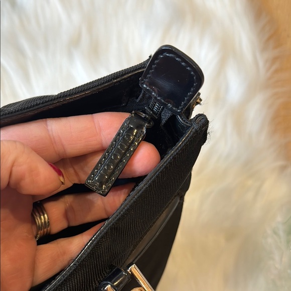 Gucci Black Nylon Tote Bag with Bamboo Handles - Picture 6 of 17